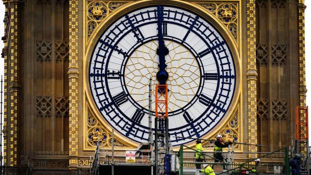 The Argus: Big Ben is set to chime on New Year's Eve as repair works are finally completed (PA)