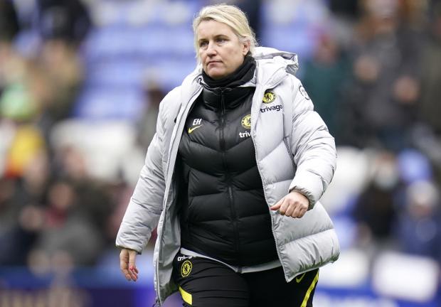 The Argus: Chelsea Women manager Emma Hayes. Picture: PA