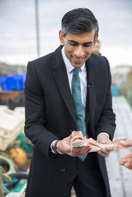 Rishi Sunak promised to reel in young people leaving Newhaven for hopes of work by injecting nearly £13 million to help regenerate the town. 