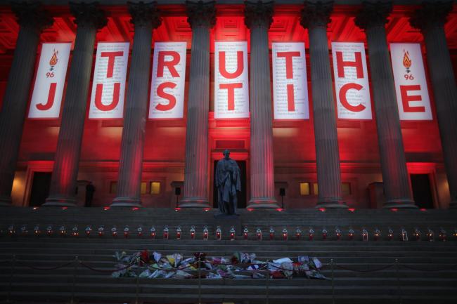 Brighton have shown solidarity with those affected by the Hillsborough tragedy