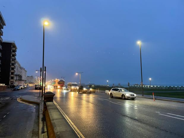 The Argus: Queues on the A259 this morning