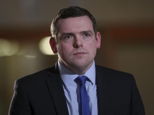 The Argus: Douglas Ross said Mr Johnson must resign if he misled Parliament (Fraser Bremner/Daily Mail/PA)
