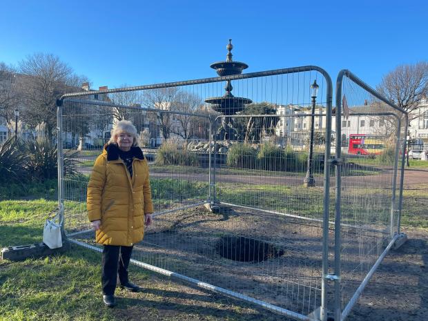 The Argus: Rottingdean Coastal councillor Mary Mears said people need to "be aware" of the structure's movement. 