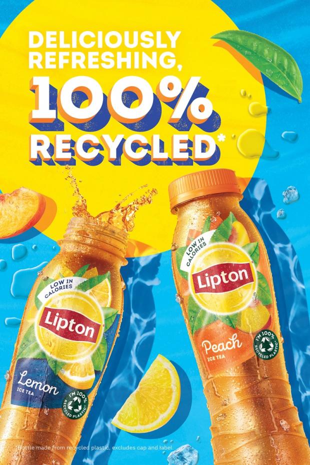 The Argus: This poster for Lipton Ice Tea was seen on a bus shelter in August but has since been banned. Picture: PA
