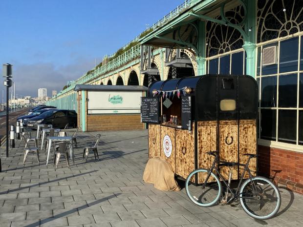 The Argus: The horsebox was transformed into a portable coffee outlet