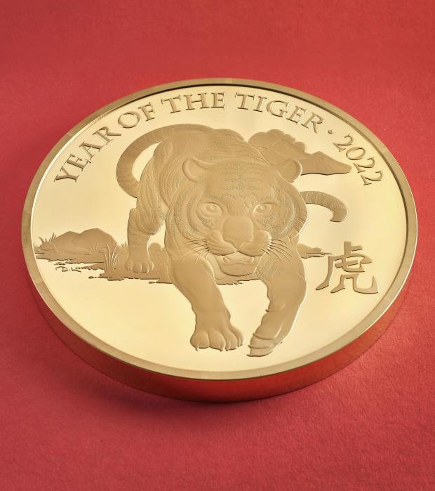 The Argus: This gold coin weighs 8kg (Royal Mint/PA)