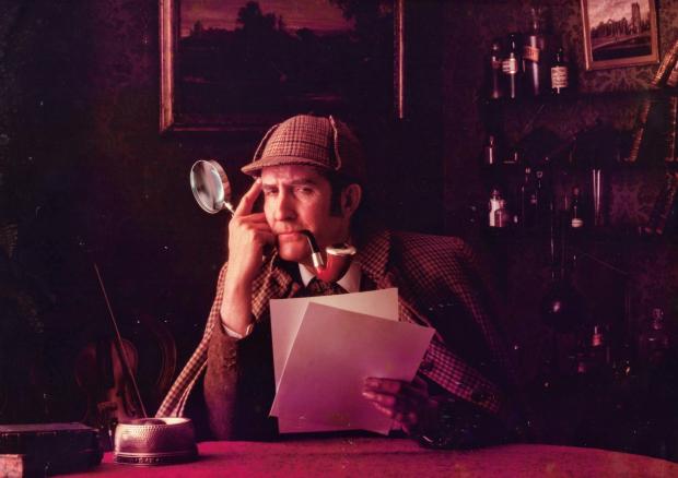 The Argus: Valentine Palmer as Sherlock Holmes in 1986