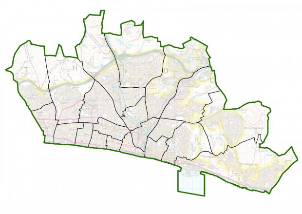 The Argus: The current ward boundaries of Brighton and Hove