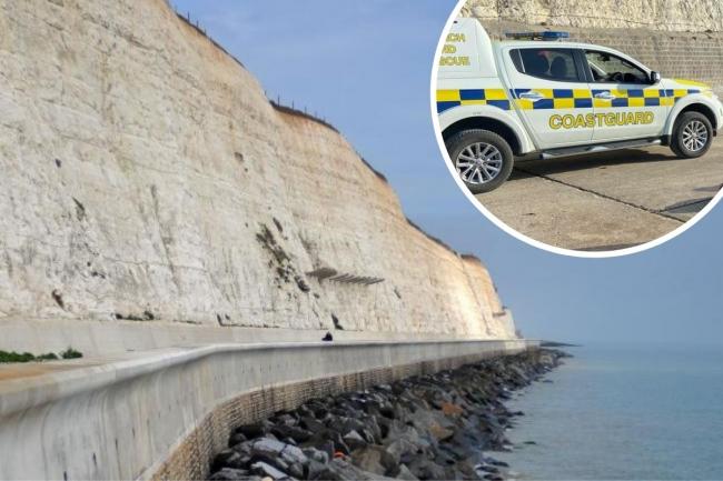 Person with broken ankle rescued from under Saltdean cliffs