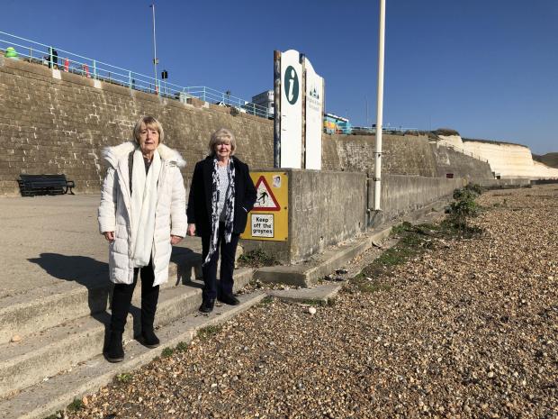 The Argus: By-election candidate for Rottingdean Coastal Lynda Hyde, left, and Rottingdean Coastal councillor Mary Mears
