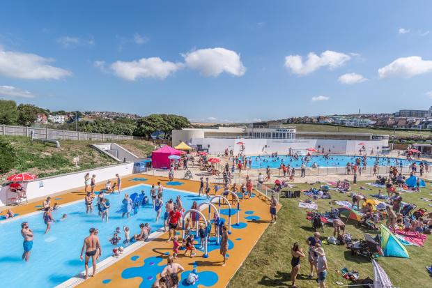 The Argus: The pool proved very popular when it was reopened in 2017. Picture from Saltdean Lido CIC