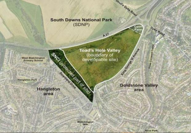 The Argus: Toads Hole Valley Boundary