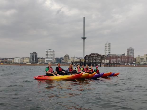 The Argus: One of the group's kayaking events by West Pier