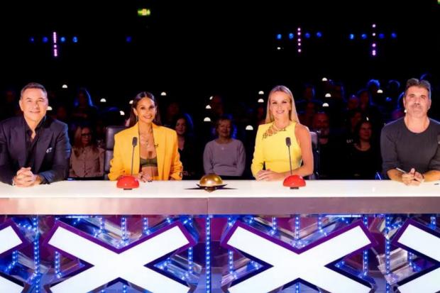 The Argus: Judges David Walliams, Alesha Dixon, Amanda Holden and Simon Cowell were impressed with Tom's audition