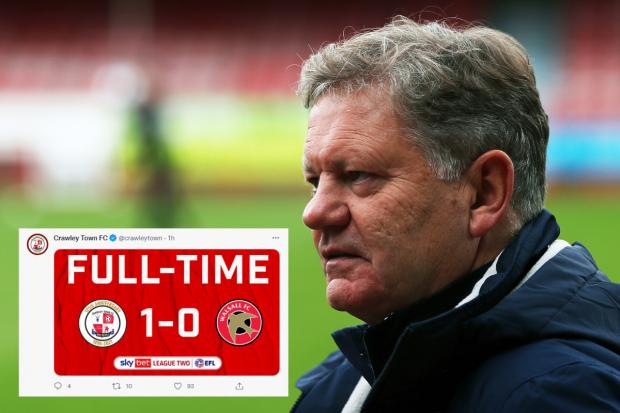 Crawley Town beat Walsall