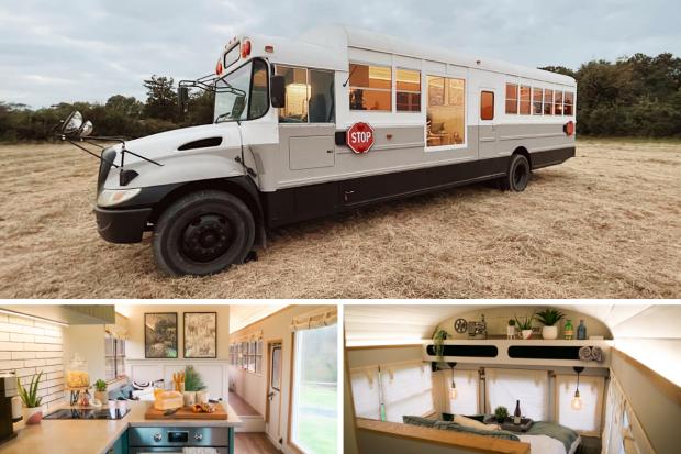 The New York American School Bus is the right choice for visitors who are searching for a combination of adventure and a unique place to stay in Sussex
