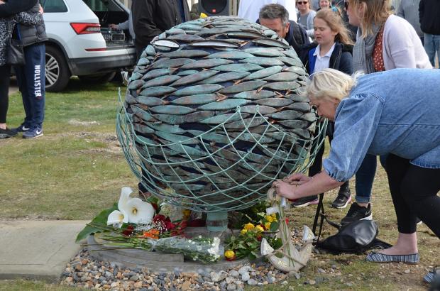 The Argus: The memorial at the bottom of Fort Road in Newhaven