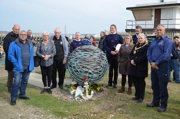 The Argus: From left, Christian Funnell, Steve Bell, Jackie Woolford, Barry Woolford, Nick Gentry, Lewis Arnold, Maria Caulfield, Lesley Boniface and Trevor Cutler
