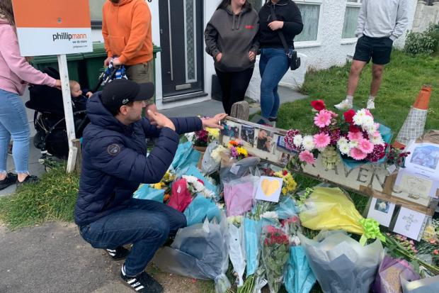 The Argus: Karl Holscher-Ermert at Bramber Avenue on Monday, May 2 where his brother died 