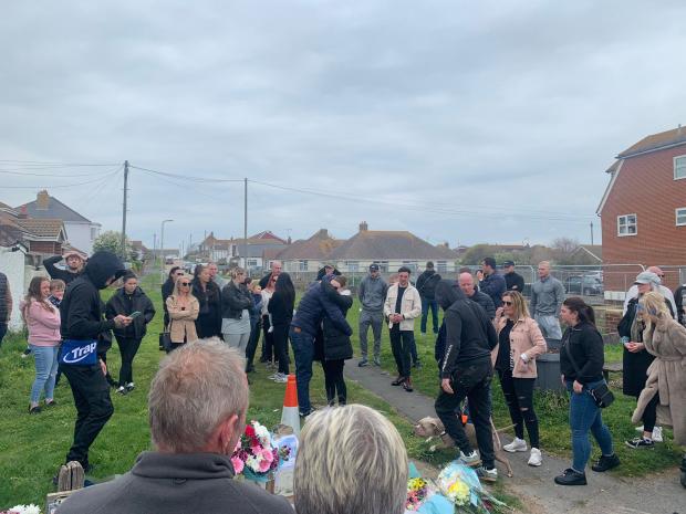 The Argus: Dozens of people came to pay their respects