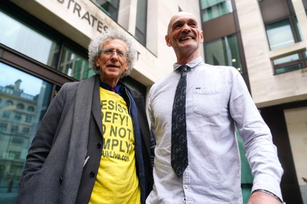 The Argus: Lance O’Connor (right) and Piers Corbyn 