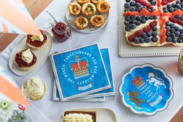 The Argus: Queen's Jubilee Paper Plates and Napkins (Lakeland)