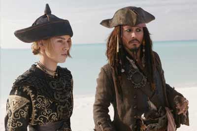 The Argus: Johnny Depp as Captain Jack Sparrow