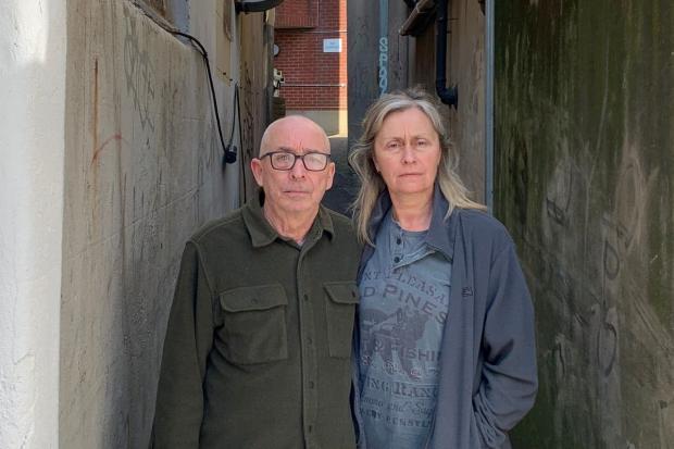 The Argus: Hughie and Chris O'Neill have had issues outside of their home for many years