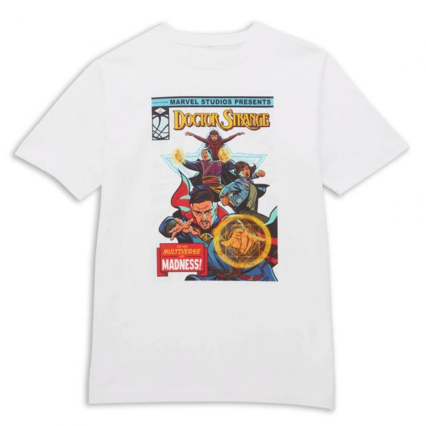 The Argus: Marvel Dr Strange Star Comic Oversized Heavyweight T-Shirt (Zavvi)
