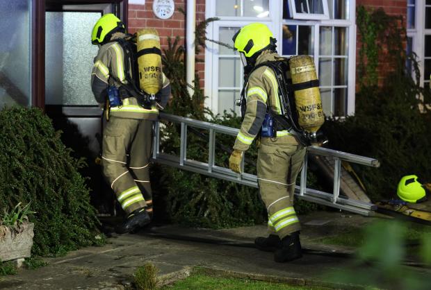The Argus: Firefighters and police attended the blaze in Hurstpierpoint 