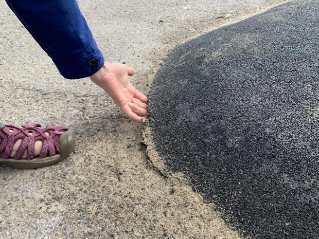 The Argus: Parents have concerns over surfacing coming loose just months after being installed