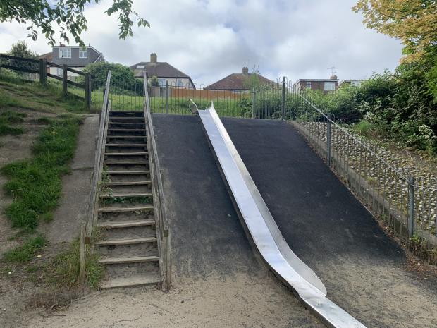 The Argus: The slide from the old park
