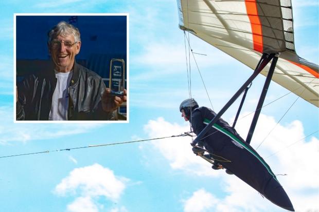 Johnny Carr, 72, has claimed top spot at the Great British Aerotow Revival 2022   Picture: Kathryn Cole
