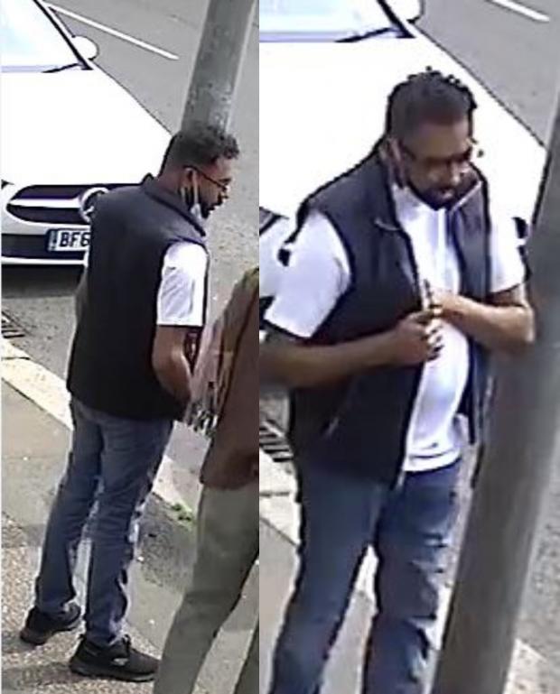 The Argus: Police are appealing for information to identify this man accused of scamming a woman using a parking meter in Hove 