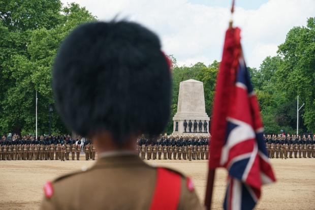 The Argus: Troops of the Household Cavalry during the Brigade Major's Review on Horse Guards Parade on Thursday. Picture: PA