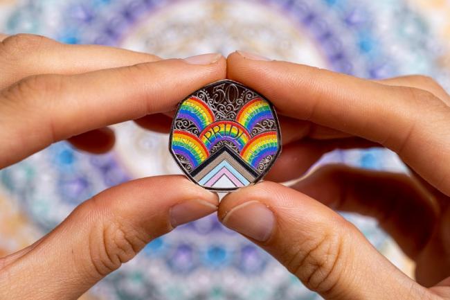 The Royal Mint releases new Pride 50p coin to mark major UK Pride  anniversary | The Argus