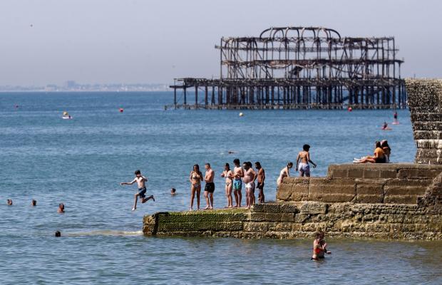 The Argus: Brighton will see temperatures reach 27C over the weekend. Picture: PA