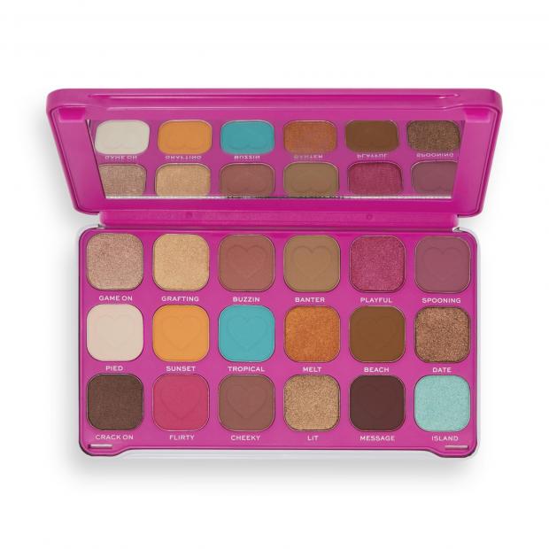 The Argus: Love Island x Makeup Revolution I've Got a Text Forever Flawless Eyeshadow Palette. Credit: Revolution