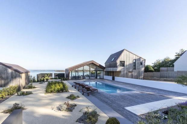The Argus: Modern villa with stunning sea views, swimming pool, Jaccuzi - Brittany, France. Credit: Vrbo