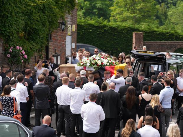 The Argus: The crowd outside the crematorium