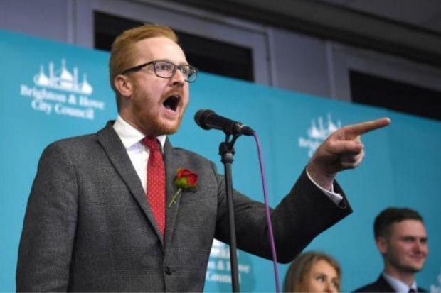 The Argus: Lloyd Russell-Moyle was on a picket in London this morning