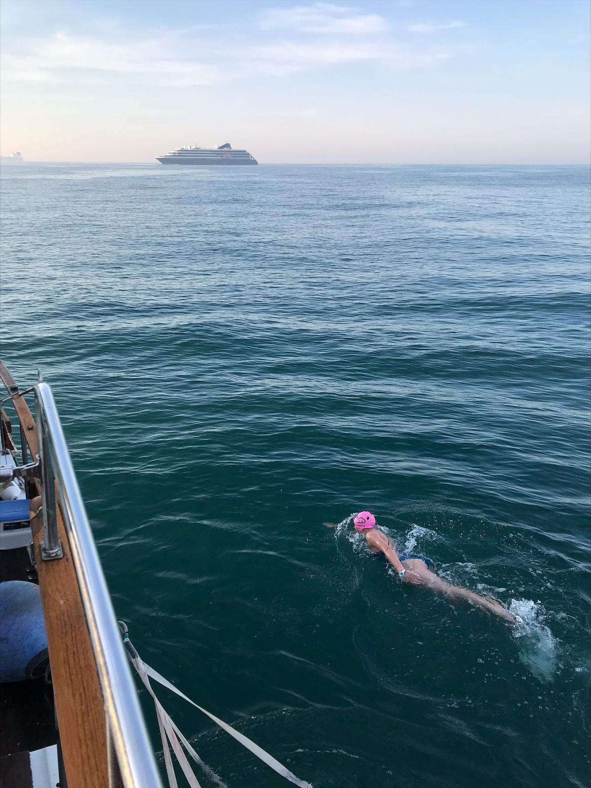 Swimming the channel