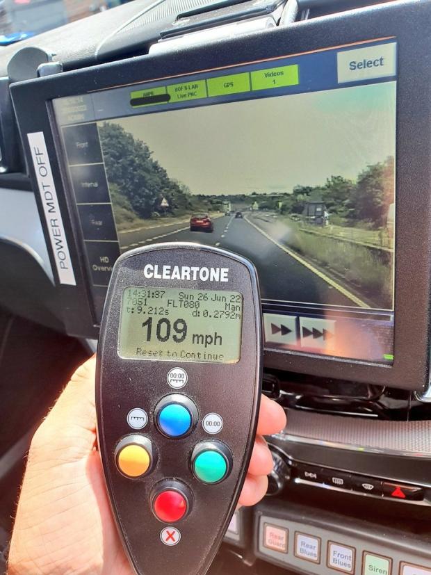 The Argus: Driver caught speeding at 109mph on A27 in West Sussex 