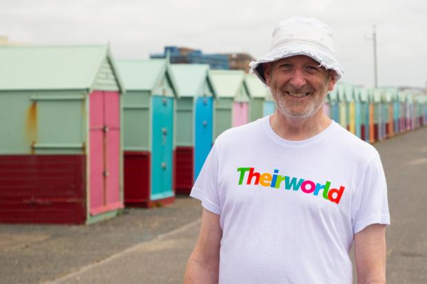 Author and illustrator Nick Sharratt, from Hove, is encouraging others to raise money for Theirworld