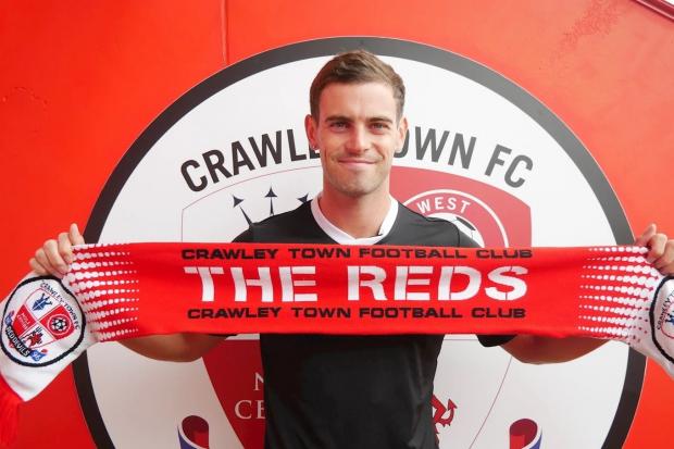 Dion Conroy has joined Crawley. Picture crawleytownfc.com