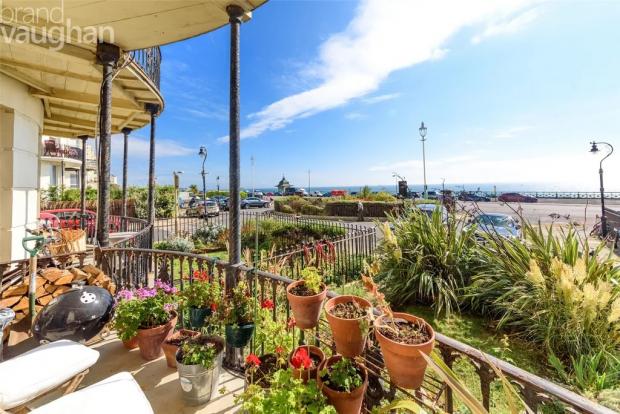 The Argus: The Balcony offers unspoiled views of the ocean. Picture: Zoopla