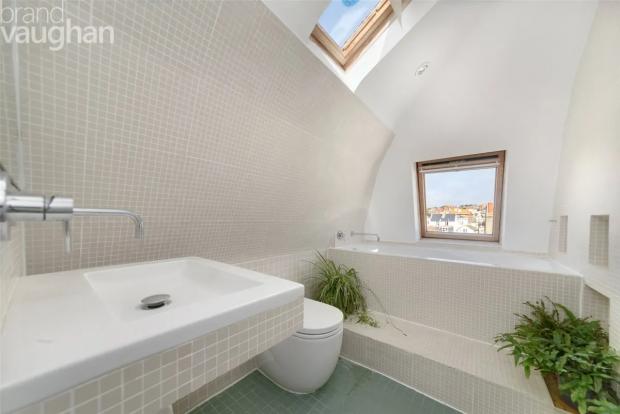 The Argus: Velux windows allow sunlight in as well as views of the starry night sky. Picture: Zoopla