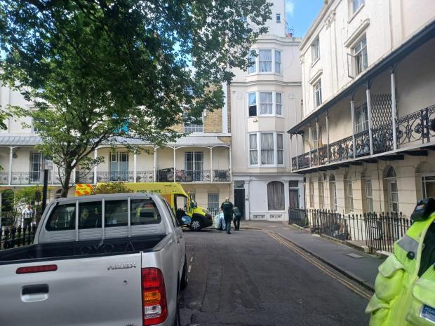 The Argus: Pictures this morning in Russell Square, Brighton