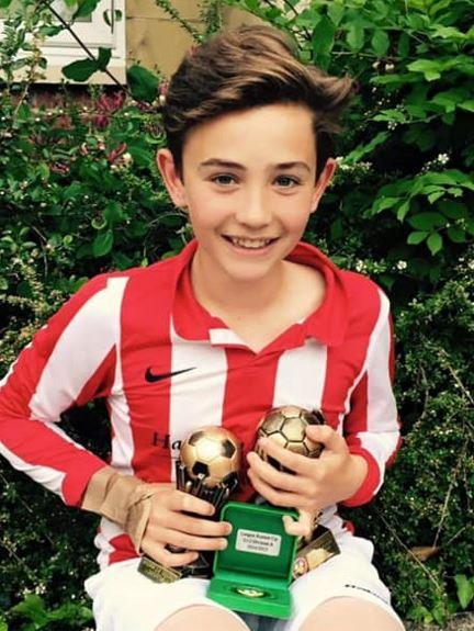 The Argus: Finley Shephard joined the club at the age of six. Picture credits: Football club of the municipality of Steyning