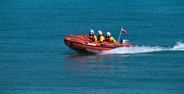 The Argus: An RNLI lifeboat during an exercise at sea. Image: RNLI/PA wire